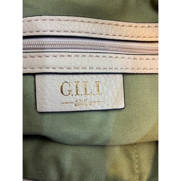 G.I.L.I. Classic Pebble Leather Hobo Verona TUSCAN ROSE Hobo Bag - Picture 6 of 12